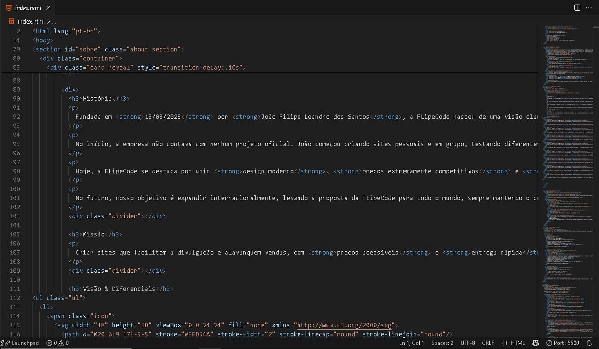 Projeto exemplo imagem 2 - FlipeCode